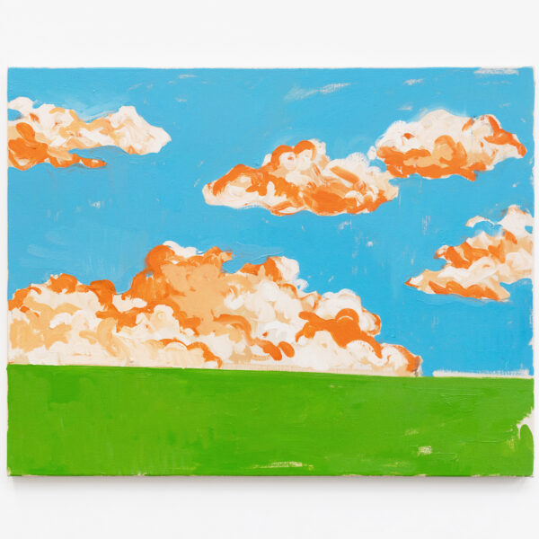 Green Grass and Orange Clouds, 2024